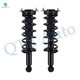 Pair of 2 Rear Left-Right Quick Complete Strut For 2005-2009 Subaru Legacy