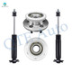 Set of 4 Front Shock Absorber-Wheel Hub Bearing Assembly For 1999-2003 Dodge Durango 4-Wheel ABS