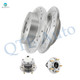 Set of 4 Rear 278mm Drilled Slotted Brake Disc Rotors-Wheel Hub Bearing Assembly For 1997-2002 Buick Regal