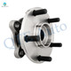 Set of 4 Front Drilled Slotted Brake Disc Rotors-Wheel Hub Bearing Assembly For 2006-2012 Toyota RAV4