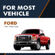 Front Left Upper Control Arm Ball Joint-Shock Absorber For 1997 1998 Ford F-250 High Performance Monotube Upgrade