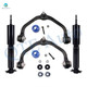 Set of 4 Front Upper Control Arm Ball Joint-Shock Absorber For 1998-2007 Mazda B3000 RWD