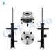 Set of 4 Front Suspension Strut Assembly-Wheel Hub Bearing Assembly For 2007-2010 Chrysler Sebring