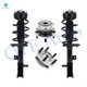 Set of 4 Front Quick Complete Strut-Coil Spring Assembly-Wheel Hub Bearing Assembly For 2011-2014 Chrysler 200 Sedan