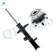 Front Right Suspension Strut Assembly-Wheel Hub Bearing Assembly For 2007-2010 Chrysler Sebring