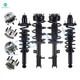 Set of 8 Front-Rear Quick Complete Strut-Coil Spring Assembly-Wheel Hub Bearing Assembly For 2011-2014 Dodge Avenger