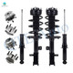 Set of 8 Front Quick Complete Strut-Coil Spring Assembly-Wheel Hub Bearing Assembly-Rear Suspension Strut Assembly-Wheel Hub Bearing Assembly For 2008-2010 Dodge Avenger V6 3.5L