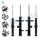 Set of 8 Front-Rear Suspension Strut Assembly-Wheel Hub Bearing Assembly For 2011-2014 Chrysler 200