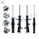 Set of 8 Front-Rear Suspension Strut Assembly-Wheel Hub Bearing Assembly For 2008-2010 Dodge Avenger