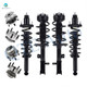 Set of 8 Front-Rear Quick Complete Strut-Coil Spring Assembly-Wheel Hub Bearing Assembly For 2011-2014 Chrysler 200 Sedan