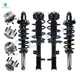 Set of 8 Front-Rear Quick Complete Strut-Coil Spring Assembly-Wheel Hub Bearing Assembly For 2008-2010 Dodge Avenger V6 L4