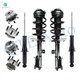 Set of 8 Front Quick Complete Strut-Coil Spring Assembly-Wheel Hub Bearing Assembly-Rear Suspension Strut Assembly-Wheel Hub Bearing Assembly For 2009 2010 Chrysler Sebring