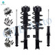 Set of 8 Front Quick Complete Strut-Coil Spring Assembly-Wheel Hub Bearing Assembly-Rear Suspension Strut Assembly-Wheel Hub Bearing Assembly For 2007-2010 Chrysler Sebring