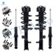 Set of 8 Front Quick Complete Strut-Coil Spring Assembly-Wheel Hub Bearing Assembly-Rear Suspension Strut Assembly-Wheel Hub Bearing Assembly For 2007-2009 Chrysler Sebring