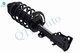 Front Right Quick Complete Strut-Coil Spring Assembly-Wheel Hub Bearing Assembly For 2011-2014 Volkswagen Routan