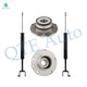 Set of 4 Rear Shock Absorber-Wheel Hub Bearing Assembly For 2013-2016 Dodge Dart