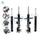 Set of 8 Front Suspension Strut Assembly-Wheel Hub Bearing Assembly-Rear Shock Absorber-Wheel Hub Bearing Assembly For 2013-2019 Nissan Pathfinder FWD