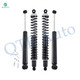 Set of 4 Front Steering Damper-Rear Complete Shock Absorber Kit For 1994-2002 Dodge RAM 2500