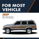 Set of 4 Front Steering Damper-Rear Shock Absorber For 1984-1990 Jeep Wagoneer