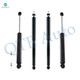 Set of 4 Front Steering Damper-Rear Shock For 2014-2024 RAM 2500 w/ Heavy Duty Shocks