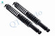 Set of 4 Front Steering Damper-Rear Complete Shock Absorber Kit For 1988-2000 GMC K2500