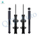 Set of 4 Front Suspension Strut Assembly-Rear Shock Absorber For 2016-2023 Mercedes-Benz Metris