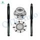 Set of 4 Front Wheel Hub Bearing Assembly-Shock Absorber For 2000 2001 Dodge RAM 2500 W/ 8800 GVW