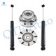 Set of 4 Front Wheel Hub Bearing Assembly-Steering Damper For 2000 2001 Dodge RAM 2500