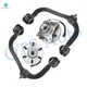 Set of 4 Front Upper Wheel Hub Bearing Assembly-Control Arm Ball Joint For 2004 2005 Ford F-150