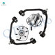 Set of 4 Front Upper Wheel Hub Bearing Assembly-Control Arm Ball Joint For 2002 Ford Expedition