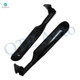 Pair of 2 LH RH Black Metal Inside Door Handles For 1997 Ford F-250 HD