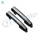 Pair of 2 Outside Exterior Door Handle For 2009 2010 Hyundai Sonata fits all four doors black+chrome