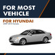 Outside Exterior Door Handle For 2009 2010 Hyundai Sonata fits all four doors black+chrome