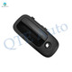 Front Left Door Handle For 1996-1999 Chevrolet P30 w/ Keyhole Textured Black Outside