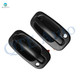 Pair of 2 Front Exterior Door Handle For 2001-2006 Chevrolet Silverado 3500