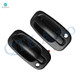 Pair of 2 Front Exterior Door Handle For 2007 Chevrolet Silverado 3500 HD