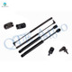 Set 4 Rear Front Hood-Rear Back Glass Lift Support For 1999 - 2004 Jeep Grand Cherokee