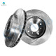 Front Drilled Slotted Brake Disc Rotors For 1998 1999 Acura CL