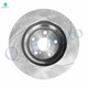 Front Drilled Slotted Brake Disc Rotors For 2006-2008 Lexus RX400H Base