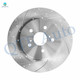 Front Drilled Slotted Brake Disc Rotors For 2006 2007 Toyota Highlander