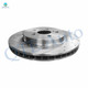 Front Drilled Slotted Brake Disc Rotors For 2006 2007 Toyota Highlander