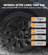 Set of 4 Wheel Covers Hubcaps Cyclone Style For 2017-2023 Tesla 3 18 inch Wheel Except Highland