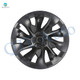 Set of 4 Wheel Covers Hubcaps Cyclone Style For 2017-2023 Tesla 3 18 inch Wheel Except Highland