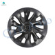 Set of 4 Wheel Covers Hubcaps Turbine Style For 2021-2024 Tesla Y 19 inch Wheel
