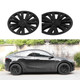 Set of 4 Wheel Covers Hubcaps Turbine Style For 2021-2024 Tesla Y 19 inch Wheel