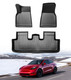 Set of 3 Floor Mats Carpets for 2021-2024 Tesla Y 5 Seat,Must-Have Model Y Accessories for Tesla, Essential Tesla Accessories Model Y, All Weather Car Liners Interior Accessories Set of 3 Floor Mats Carpets for 2021-2024 Tesla Y 5 Seat,Must-Have Model Y Accessories for Tesla, Essential Tesla Accessories Model Y, All Weather Car Liners Interior Accessories