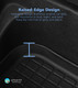 Rear Trunk Cargo Storage Floor Mat Liner for 2021-2024 Tesla Y 5 Seat, Essential Tesla Accessories All weather Floor Mats for Model Y