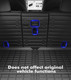 Rear Trunk Seats Back Mat Cover for 2021-2024 Tesla Y 5 Seat & 7 Seat, Essential Tesla Accessories All weather Floor Mats for Model Y