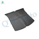 Set of 4 All Weather Cargo Liners Rubber Waterproof Rear Cargo Tray Trunk Floor Mat For 2021-2024 Tesla Y 5 Seat, Must-Have Model Y Accessories for Tesla