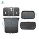 Set of 4 All Weather Cargo Liners Rubber Waterproof Rear Cargo Tray Trunk Floor Mat For 2021-2024 Tesla Y 5 Seat, Must-Have Model Y Accessories for Tesla